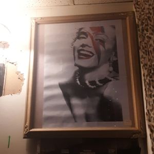 Marilyn Monroe framed poster